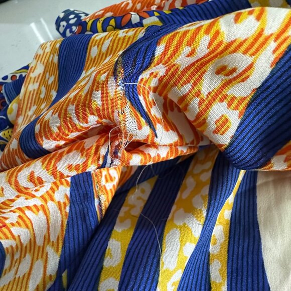 True Rock Free Size Multicolor Boho Maxi Dress With Vibrant Patterns Made In Ind - Picture 5 of 9